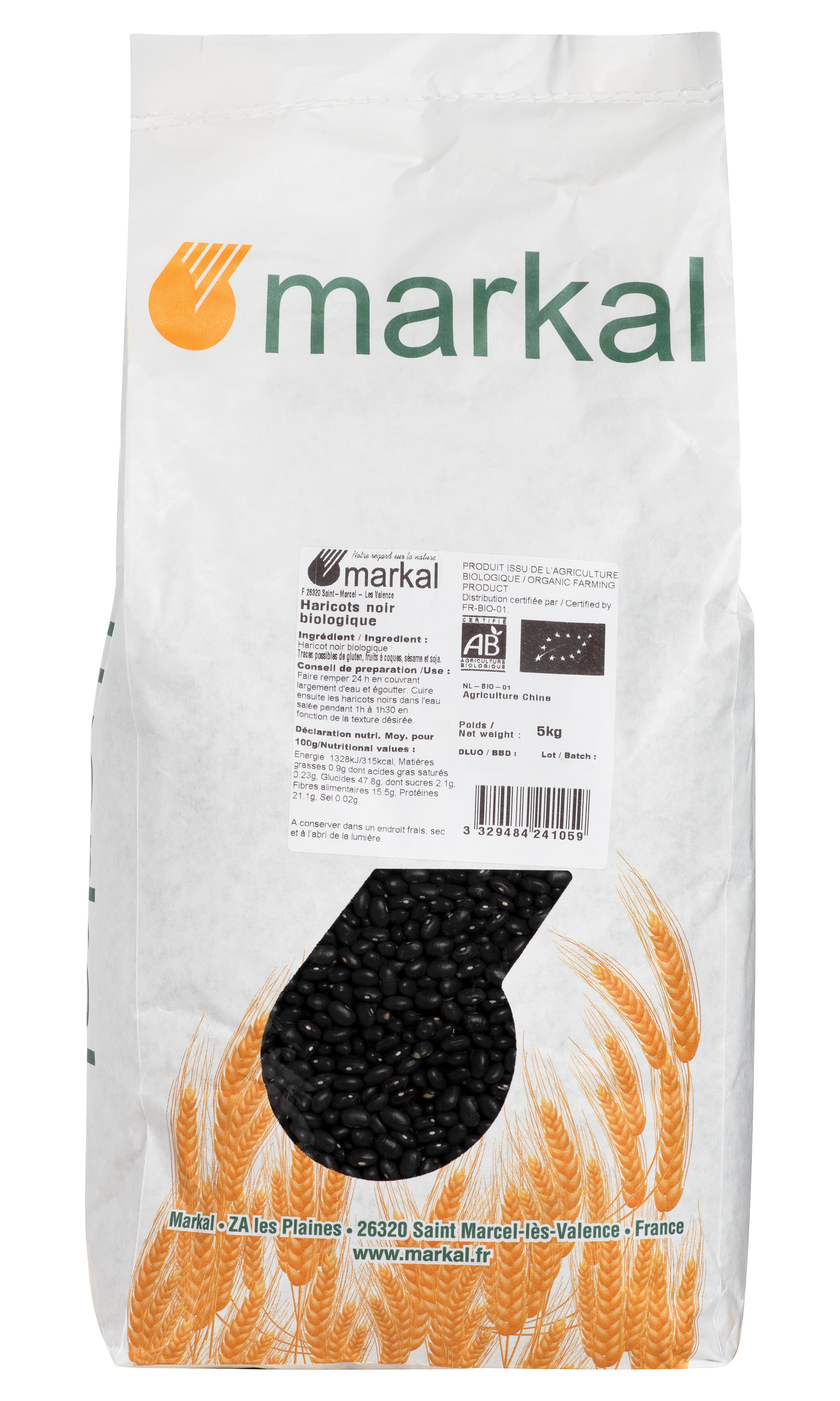 Haricots noirs bio - Markal