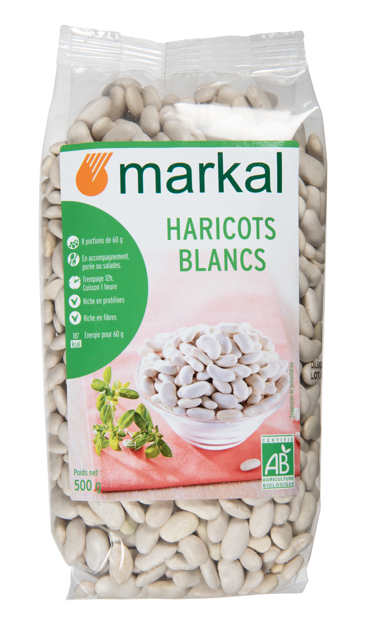 Haricots blancs medium bio - Markal