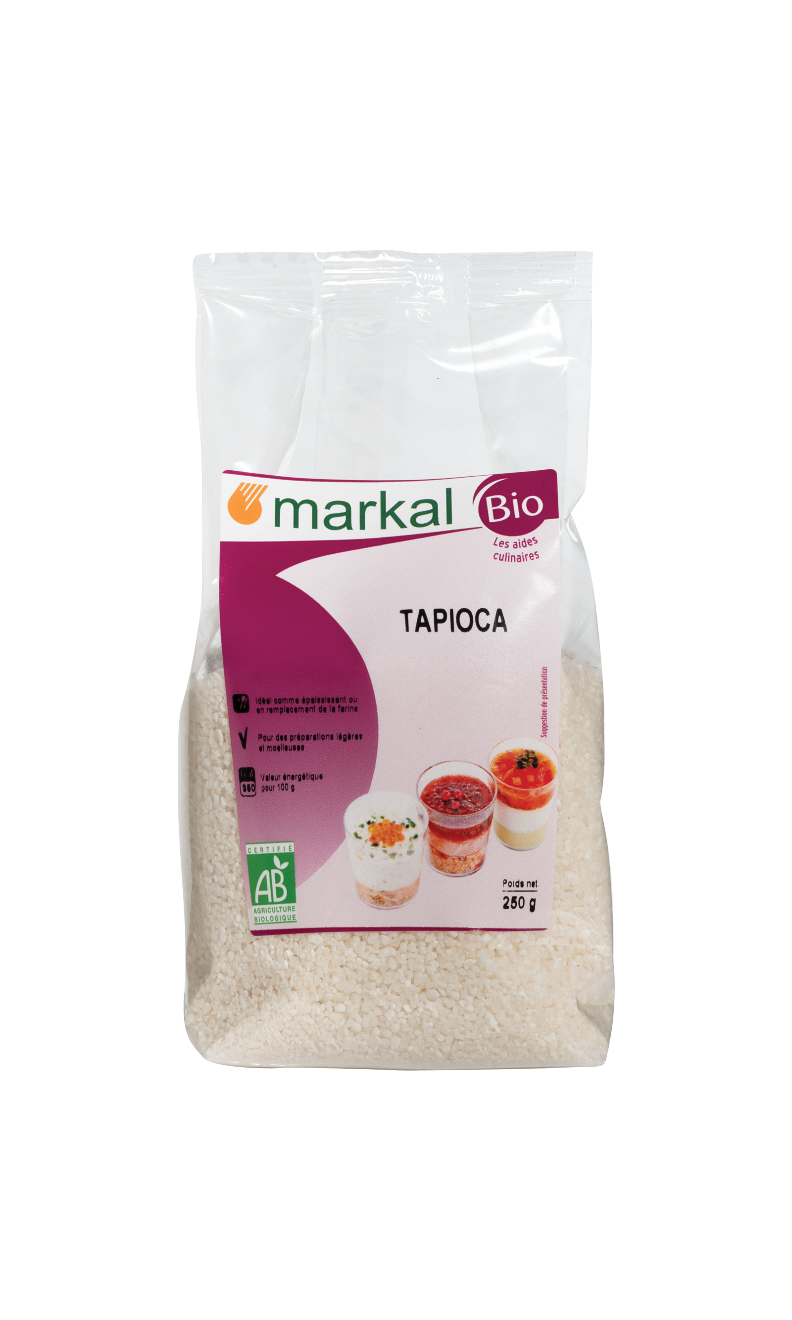 Tapioca - Fécule de Manioc bio - Markal