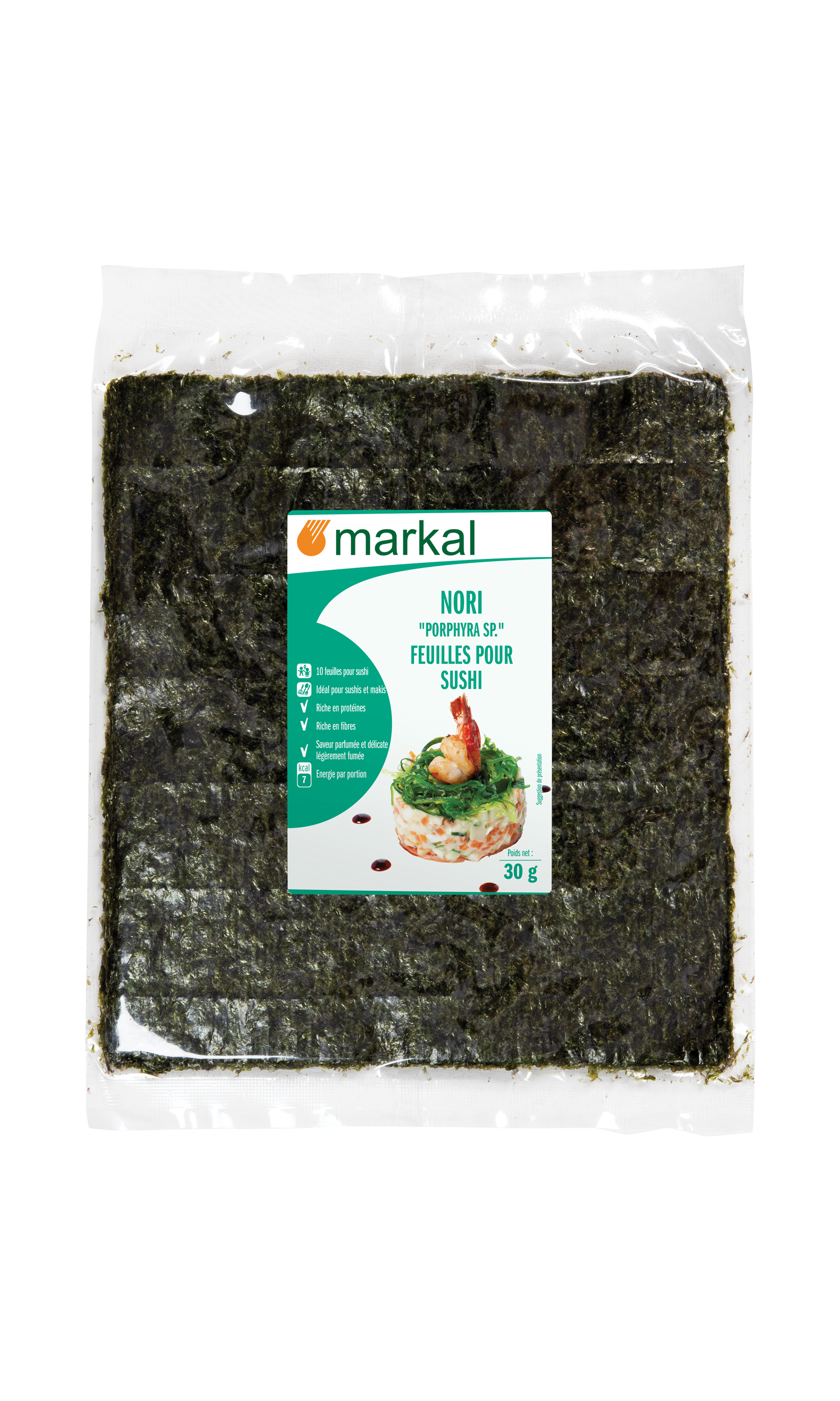 Feuilles de Nori pour sushis - Markal