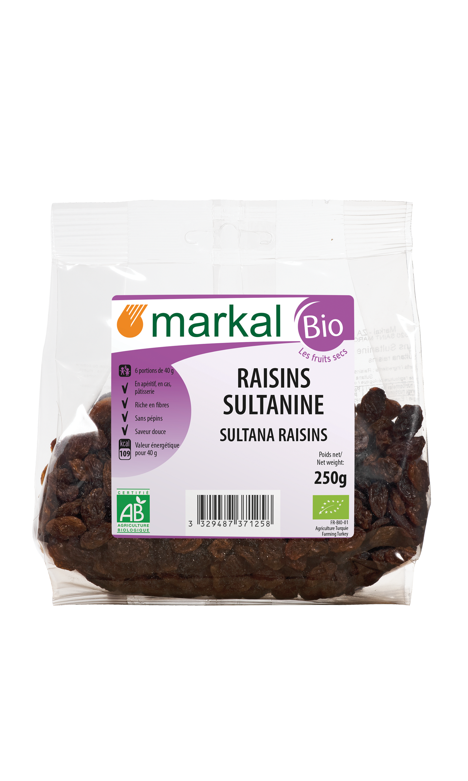 Raisins secs Sultanine bio (vrac) - Réponses Bio.shop