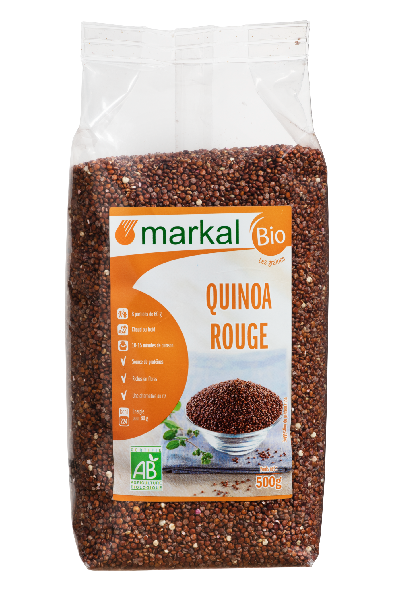 Quinoa rouge bio 500g