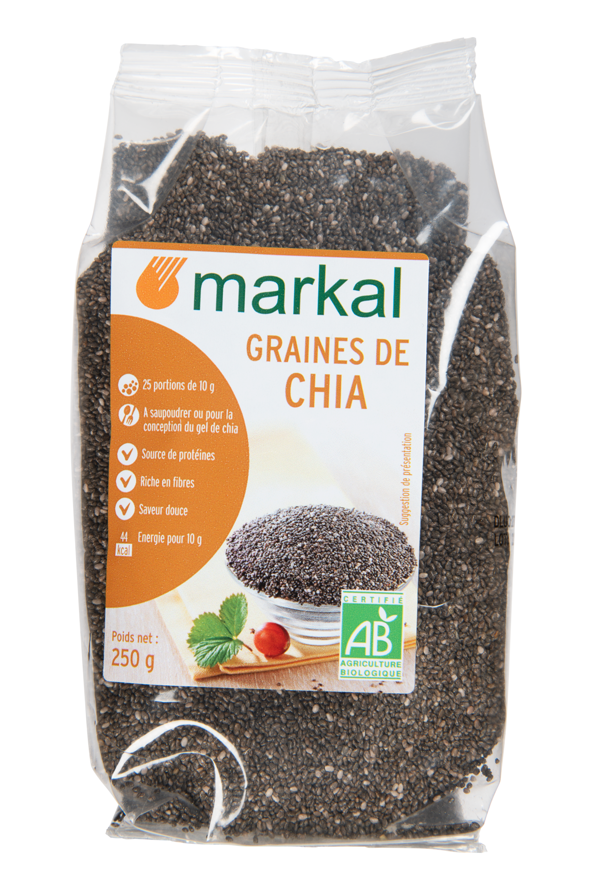 Black chia seeds Markal 250g