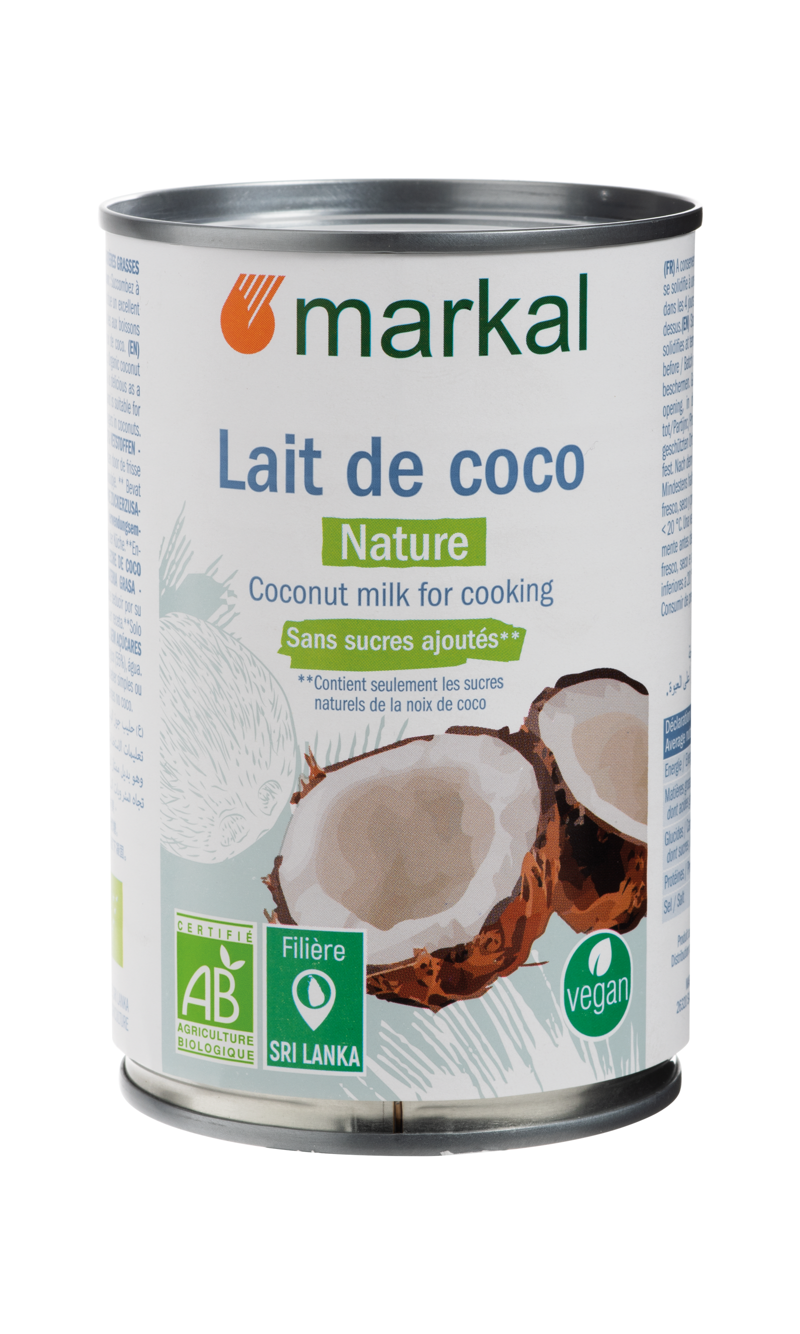 Crème de coco bio - Markal