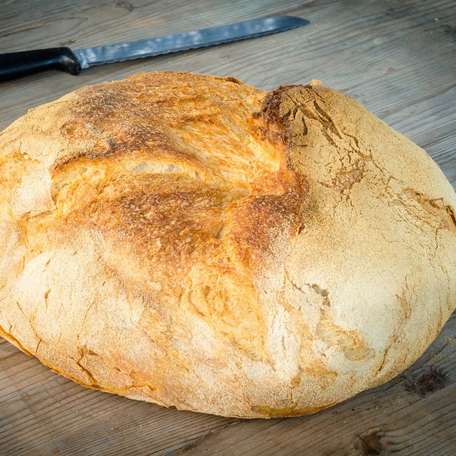 Recette facile : pain à la semoule de blé bio fait maison